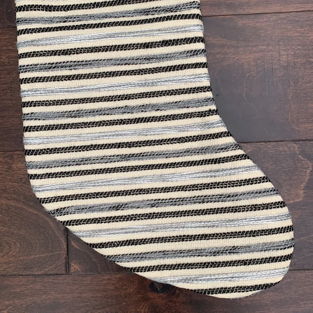 NWT TARGET Striped Pom Pom Stocking